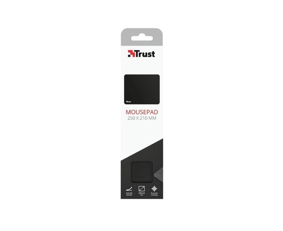 Коврик для мышки Trust Mouse Pad M Black (24193), изображение 3 Коврик для мышки Trust Mouse Pad M Black (24193), изображение 3