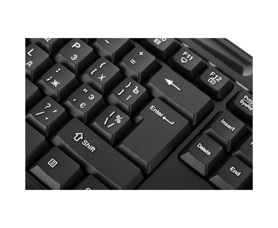 Клавиатура 2E KM1040 USB Black (2E-KM1040UB), изображение 5 Клавиатура 2E KM1040 USB Black (2E-KM1040UB), изображение 5