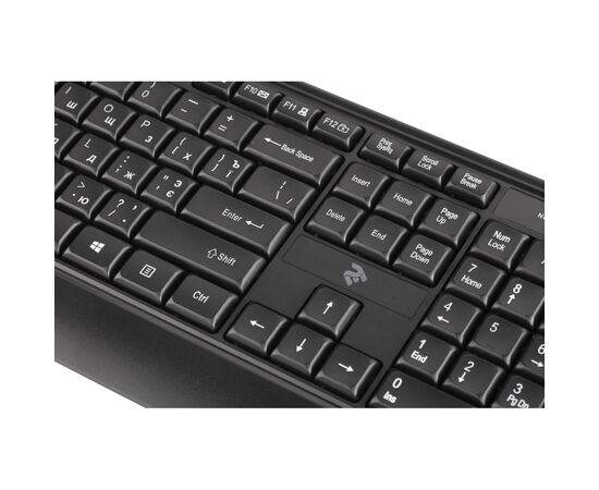 Клавиатура 2E KS130 USB Black (2E-KS130UB), изображение 5 Клавиатура 2E KS130 USB Black (2E-KS130UB), изображение 5