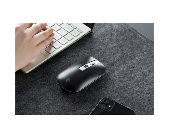 Мышка 2E MF290 Rechargeable Bluetooth+ Wireless Black (2E-MF290WB), изображение 6 Мышка 2E MF290 Rechargeable Bluetooth+ Wireless Black (2E-MF290WB), изображение 6