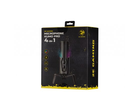 Мікрофон 2E Gaming Kumo Pro Black (2E-MG-STR-4IN1MIC), зображення 2 Мікрофон 2E Gaming Kumo Pro Black (2E-MG-STR-4IN1MIC), зображення 2