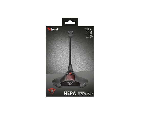 Мікрофон Trust GXT239 Nepa Black (23467), зображення 8 Мікрофон Trust GXT239 Nepa Black (23467), зображення 8