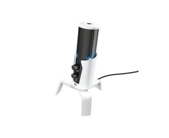 Мікрофон Trust GXT 258W Fyru USB 4-in-1 PS5 Compatible White (24257), зображення 4 Мікрофон Trust GXT 258W Fyru USB 4-in-1 PS5 Compatible White (24257), зображення 4