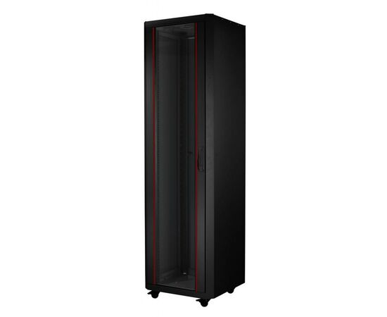 Шкаф напольный Mirsan ECO 19" 42U 600x600, RAL 9005 (MR.GTE42U66.01)