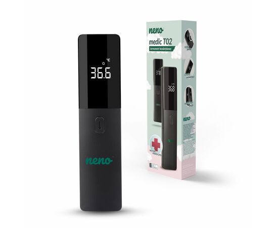 Термометр Neno Medic T02 - бесконтактный медицинский инфракрасный (5902479672038), изображение 3 Термометр Neno Medic T02 - бесконтактный медицинский инфракрасный (5902479672038), изображение 3