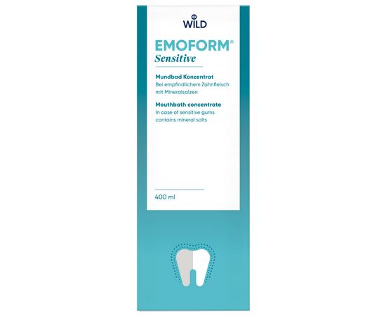 Ополаскиватель для полости рта Dr. Wild Emoform Для чувствительных зубов 400 мл (7611841702218), изображение 2 Ополаскиватель для полости рта Dr. Wild Emoform Для чувствительных зубов 400 мл (7611841702218), изображение 2