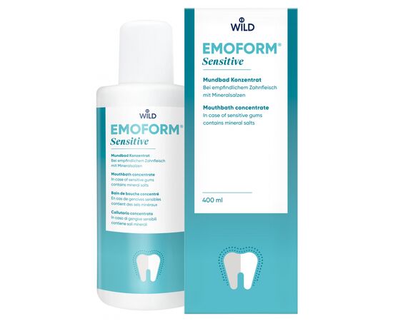 Ополаскиватель для полости рта Dr. Wild Emoform Для чувствительных зубов 400 мл (7611841702218), изображение 3 Ополаскиватель для полости рта Dr. Wild Emoform Для чувствительных зубов 400 мл (7611841702218), изображение 3