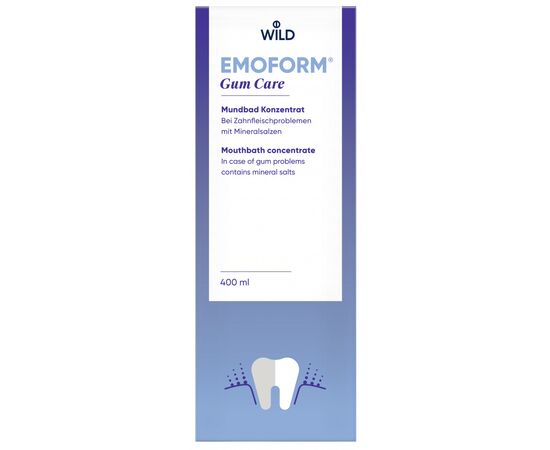 Ополаскиватель для полости рта Dr. Wild Emoform Gum Care 400 мл (7611841702201), изображение 2 Ополаскиватель для полости рта Dr. Wild Emoform Gum Care 400 мл (7611841702201), изображение 2