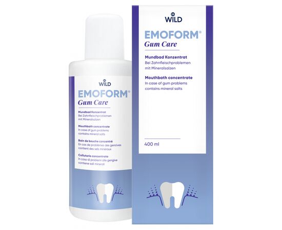 Ополаскиватель для полости рта Dr. Wild Emoform Gum Care 400 мл (7611841702201), изображение 3 Ополаскиватель для полости рта Dr. Wild Emoform Gum Care 400 мл (7611841702201), изображение 3