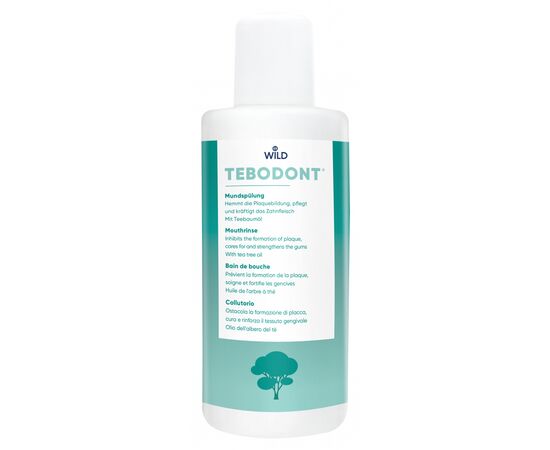 Ополаскиватель для полости рта Dr. Wild Tebodont с маслом чайного дерева без фторида 400 мл (7611841701655/7611841347006)