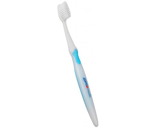 Зубная щетка Paro Swiss medic с коническими щетинками голубая (7610458007266-blue)
