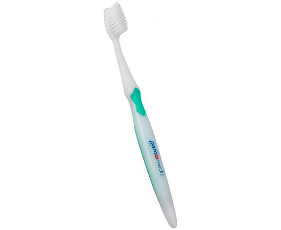Зубная щетка Paro Swiss medic с коническими щетинками зеленая (7610458007266-green)