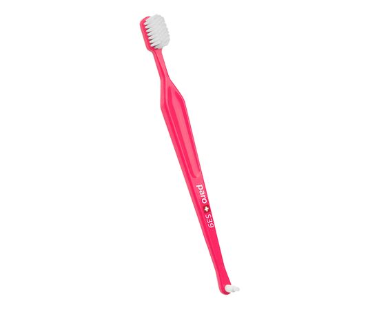 Зубная щетка Paro Swiss S39 мягкая розовая (7610458007150-pink)