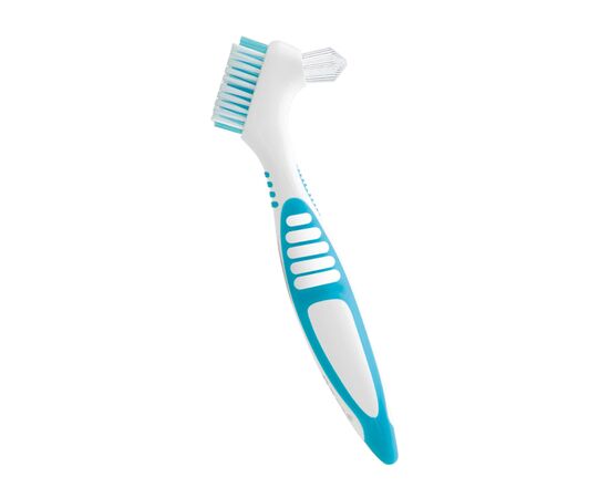 Зубна щітка Paro Swiss clinic denture brush для зубних протезів блакитна (7610458009208-blue)