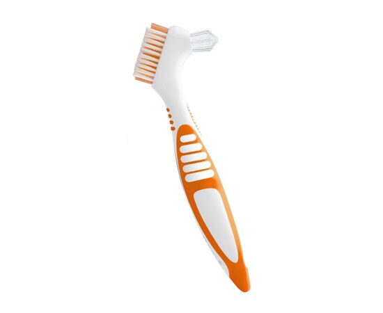 Зубная щетка Paro Swiss clinic denture brush для зубных протезов оранжевая (7610458009208-orange)