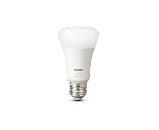 Умная лампочка Philips Hue Single Bulb E27, Color, BLE, DIM (929002216824), изображение 4 Умная лампочка Philips Hue Single Bulb E27, Color, BLE, DIM (929002216824), изображение 4