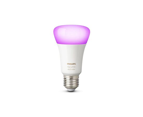 Умная лампочка Philips Hue Single Bulb E27, Color, BLE, DIM (929002216824), изображение 5 Умная лампочка Philips Hue Single Bulb E27, Color, BLE, DIM (929002216824), изображение 5