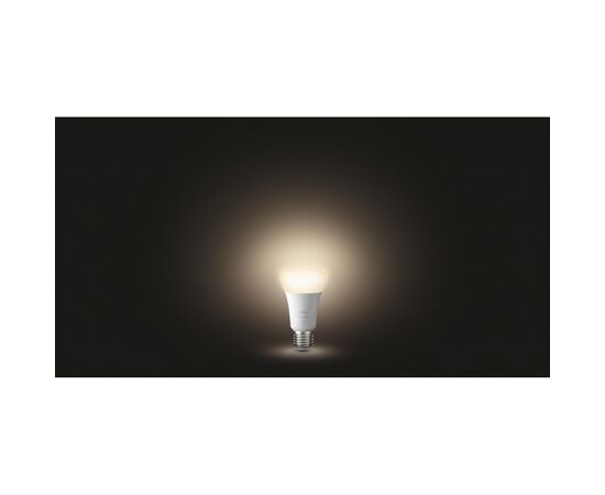 Умная лампочка Philips Hue Single Bulb E27, White, BT, DIM (929001821618), изображение 2 Умная лампочка Philips Hue Single Bulb E27, White, BT, DIM (929001821618), изображение 2