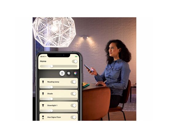Умная лампочка Philips Hue Single Bulb E27, White, BT, DIM (929001821618), изображение 4 Умная лампочка Philips Hue Single Bulb E27, White, BT, DIM (929001821618), изображение 4