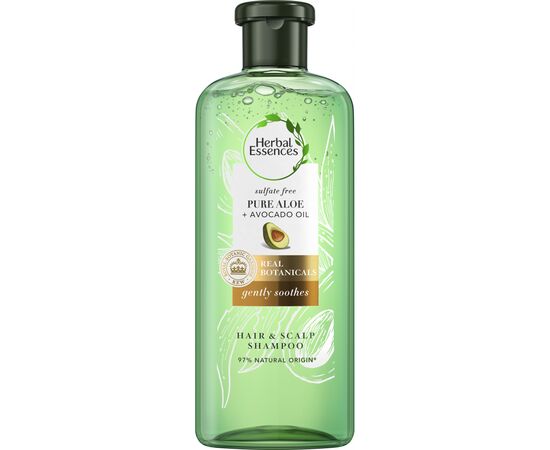 Шампунь Herbal Essences Алое й олія авокадо 380 мл (8001841841434), зображення 2 Шампунь Herbal Essences Алое й олія авокадо 380 мл (8001841841434), зображення 2
