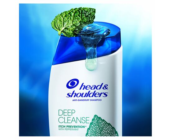 Шампунь Head & Shoulders Глубокое очищение Снятие зуда 300 мл (8001841996820), изображение 2 Шампунь Head & Shoulders Глубокое очищение Снятие зуда 300 мл (8001841996820), изображение 2