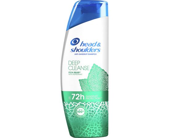 Шампунь Head & Shoulders Глубокое очищение Снятие зуда 300 мл (8001841996820)