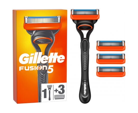Бритва Gillette Fusion5 с 4 сменными картриджами (7702018556274/7702018610266)