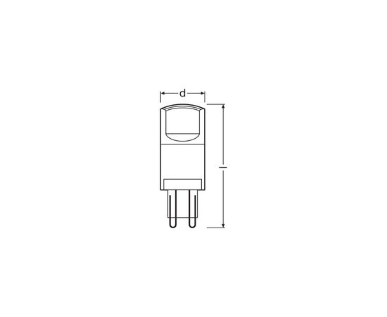 Лампочка Osram LEDPIN40 3,8W/840 230V CL G9 FS1 (4058075432420), изображение 5 Лампочка Osram LEDPIN40 3,8W/840 230V CL G9 FS1 (4058075432420), изображение 5