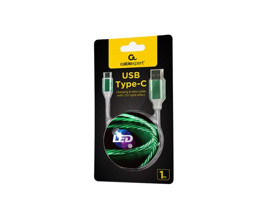 Дата кабель USB 2.0 AM to Type-C 1.0m 2A Cablexpert (CC-USB-CMLED-1M), изображение 5 Дата кабель USB 2.0 AM to Type-C 1.0m 2A Cablexpert (CC-USB-CMLED-1M), изображение 5