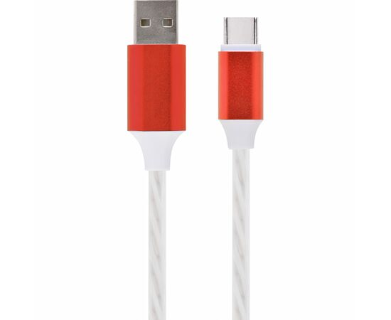 Дата кабель USB 2.0 AM to Type-C 1.0m 2A Cablexpert (CC-USB-CMLED-1M)