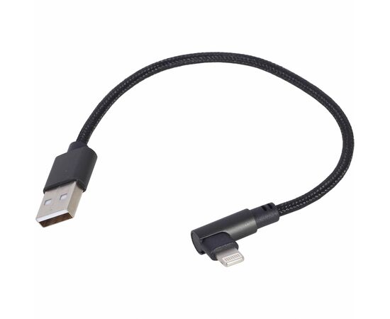 Дата кабель USB 2.0 AM to Lightning 0.2m corner Cablexpert (CC-USB2-AMLML-0.2M), изображение 2 Дата кабель USB 2.0 AM to Lightning 0.2m corner Cablexpert (CC-USB2-AMLML-0.2M), изображение 2