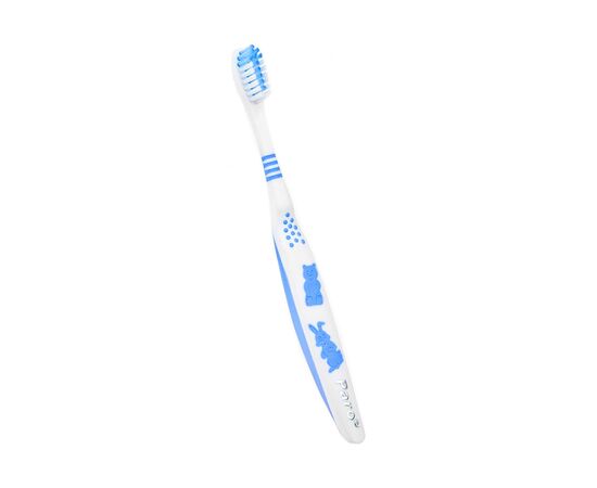 Детская зубная щетка Paro Swiss junior мягкая Голубая (7610458007426-blue)