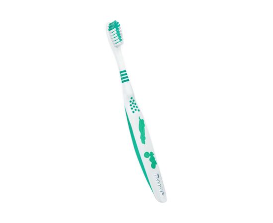 Дитяча зубна щітка Paro Swiss junior м'яка Зелена (7610458007426-green)