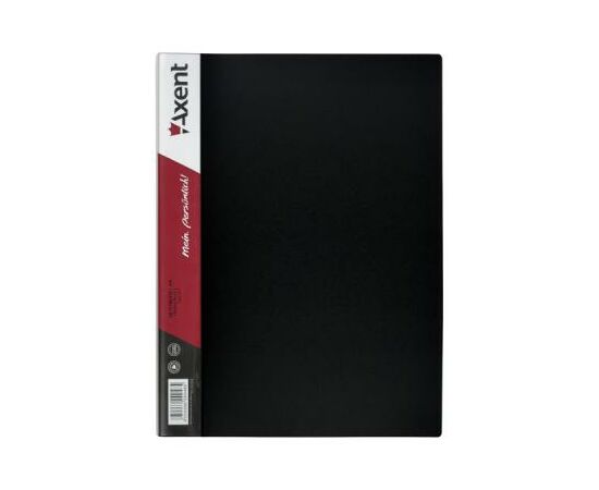 Папка с файлами Axent 60 sheet protectors, black (1060-01-А)