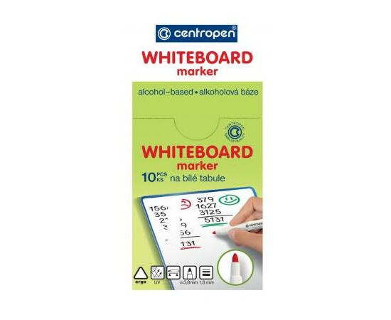 Маркер Centropen Board 2709 1-2 мм, round tip, green (2709/04)