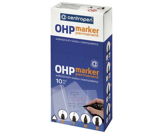 Маркер Centropen Permanent ОНР 2636 F 0,6 мм red (2636/02), изображение 2 Маркер Centropen Permanent ОНР 2636 F 0,6 мм red (2636/02), изображение 2