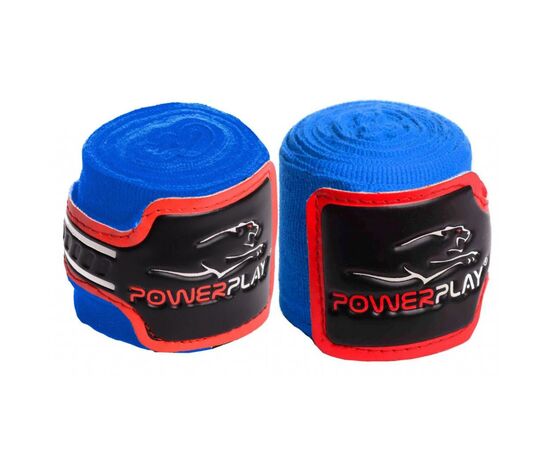 Бинт для спорта PowerPlay 3046 3 м Blue (PP_3046_3m_Blue), изображение 2 Бинт для спорта PowerPlay 3046 3 м Blue (PP_3046_3m_Blue), изображение 2
