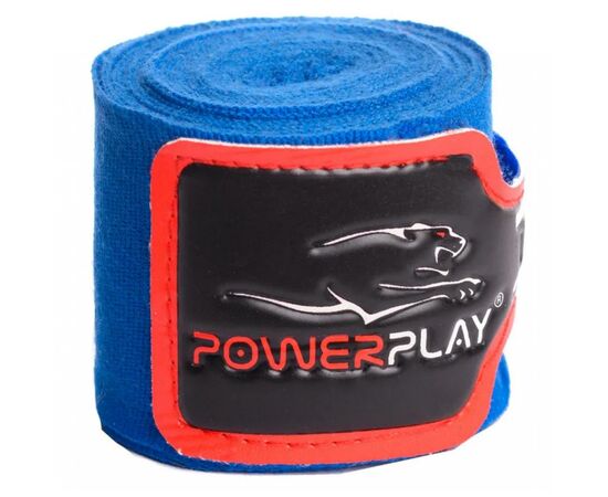 Бинт для спорта PowerPlay 3046 3 м Blue (PP_3046_3m_Blue), изображение 4 Бинт для спорта PowerPlay 3046 3 м Blue (PP_3046_3m_Blue), изображение 4