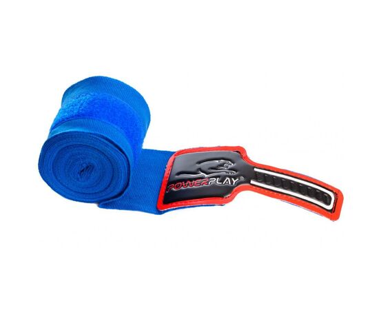 Бинт для спорта PowerPlay 3046 3 м Blue (PP_3046_3m_Blue), изображение 5 Бинт для спорта PowerPlay 3046 3 м Blue (PP_3046_3m_Blue), изображение 5