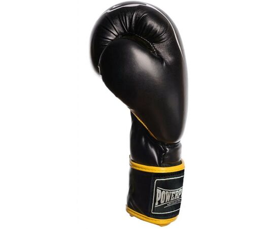Боксерские перчатки PowerPlay 3018 8oz Black/Yellow (PP_3018_8oz_Black/Yellow), изображение 3 Боксерские перчатки PowerPlay 3018 8oz Black/Yellow (PP_3018_8oz_Black/Yellow), изображение 3