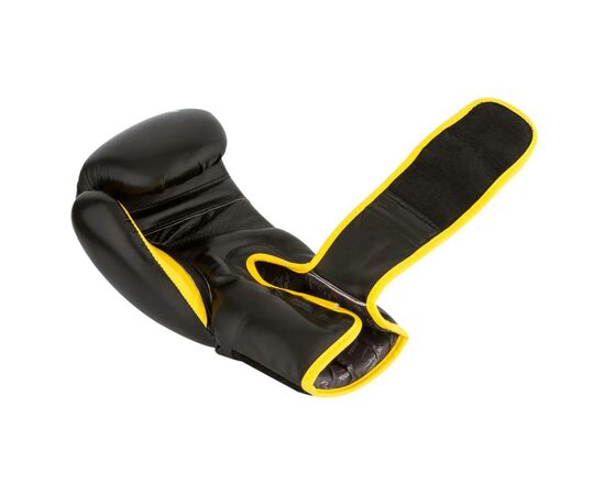 Боксерские перчатки PowerPlay 3018 8oz Black/Yellow (PP_3018_8oz_Black/Yellow), изображение 4 Боксерские перчатки PowerPlay 3018 8oz Black/Yellow (PP_3018_8oz_Black/Yellow), изображение 4
