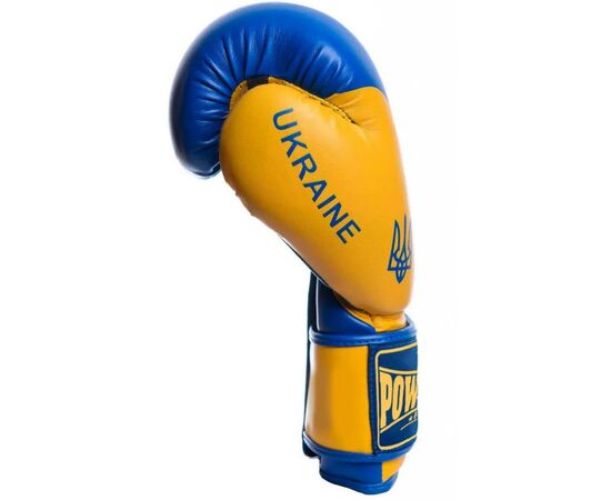 Боксерські рукавички PowerPlay 3021 Ukraine 10oz Blue/Yellow (PP_3021_10oz_Blue-Yellow), зображення 2 Боксерські рукавички PowerPlay 3021 Ukraine 10oz Blue/Yellow (PP_3021_10oz_Blue-Yellow), зображення 2