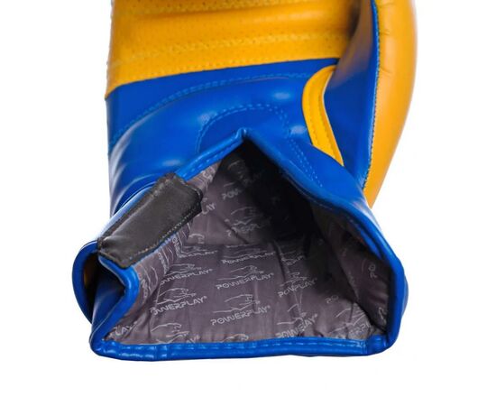 Боксерські рукавички PowerPlay 3021 Ukraine 10oz Blue/Yellow (PP_3021_10oz_Blue-Yellow), зображення 5 Боксерські рукавички PowerPlay 3021 Ukraine 10oz Blue/Yellow (PP_3021_10oz_Blue-Yellow), зображення 5