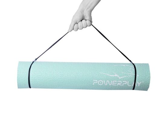 Коврик для фитнеса PowerPlay 4010 173 x 61 x 0.6 см Mint (PP_4010_Mint_(173*0,6)), изображение 5 Коврик для фитнеса PowerPlay 4010 173 x 61 x 0.6 см Mint (PP_4010_Mint_(173*0,6)), изображение 5