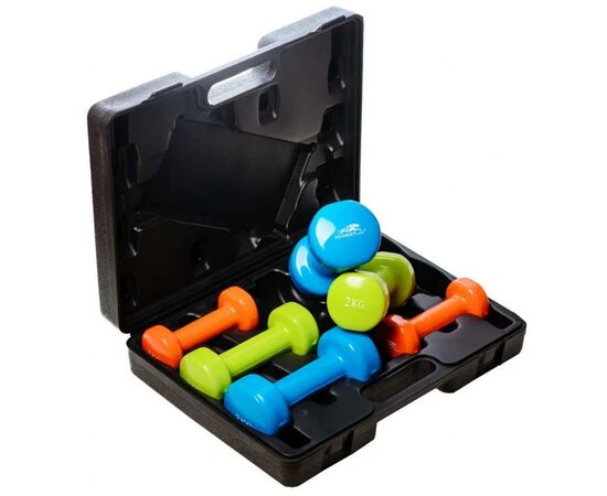 Гантельный набор PowerPlay 4118 12 кг (PP_4118_12kg), изображение 2 Гантельный набор PowerPlay 4118 12 кг (PP_4118_12kg), изображение 2