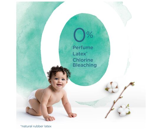 Подгузник Pampers Pure Protection Размер 1 Newborn 2-5 кг 35 шт (8001841023120), изображение 5