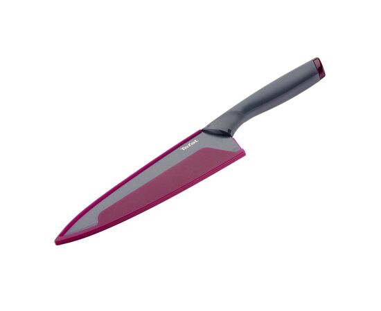 Кухонний ніж Tefal Fresh Kitchen 20 см Red (K1220205), зображення 2 Кухонний ніж Tefal Fresh Kitchen 20 см Red (K1220205), зображення 2