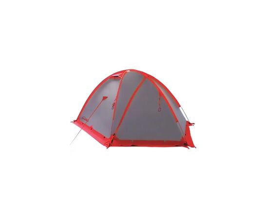 Палатка Tramp Rock 3 V2 Grey/Red (TRT-028)
