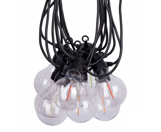 Гирлянда YES! Fun ретро LED уличная 10 ламп, 6 м, IP44, многоцветная, 8 м (801173), изображение 2 Гирлянда YES! Fun ретро LED уличная 10 ламп, 6 м, IP44, многоцветная, 8 м (801173), изображение 2