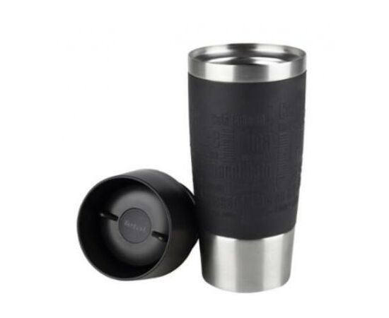 Термокружка Tefal TRAVEL MUG 0.36L black (K3081114), изображение 4 Термокружка Tefal TRAVEL MUG 0.36L black (K3081114), изображение 4